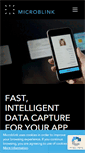Mobile Screenshot of microblink.com